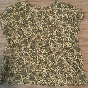 light green Short sleeve - it is kinda cropped